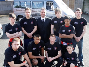 John Wild with the Boxers of Worcester City ABC